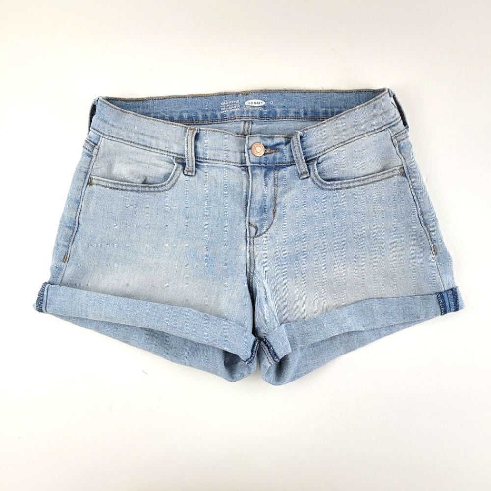 OLD NAVY semi-fitted jean shorts